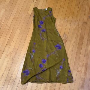 Vintage 90’s chiffon midi/ maxi dress